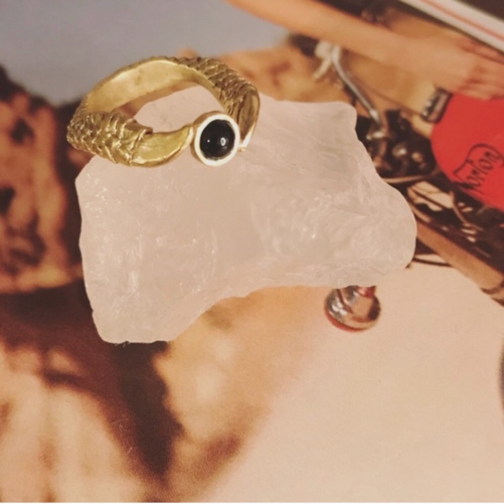 Free People Xela talon stone ring